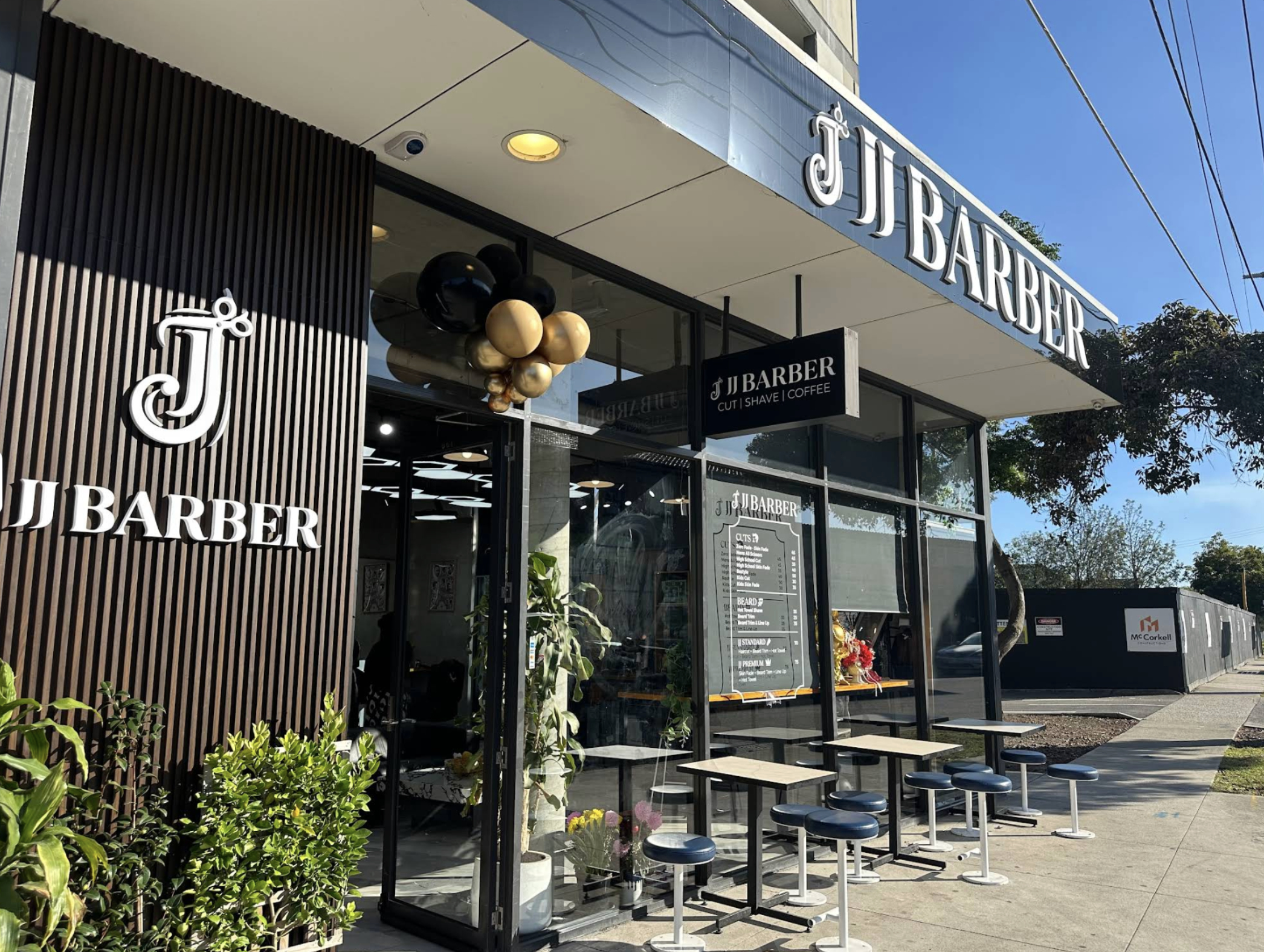 JJJ Barber storefront and barbershop atmosphere
