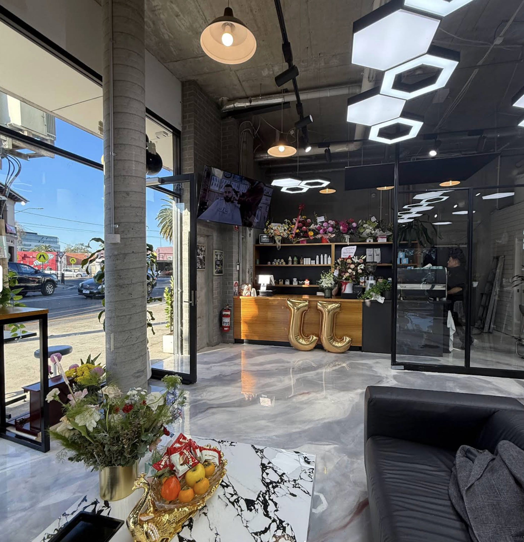 JJJ Barber shopfront or interior